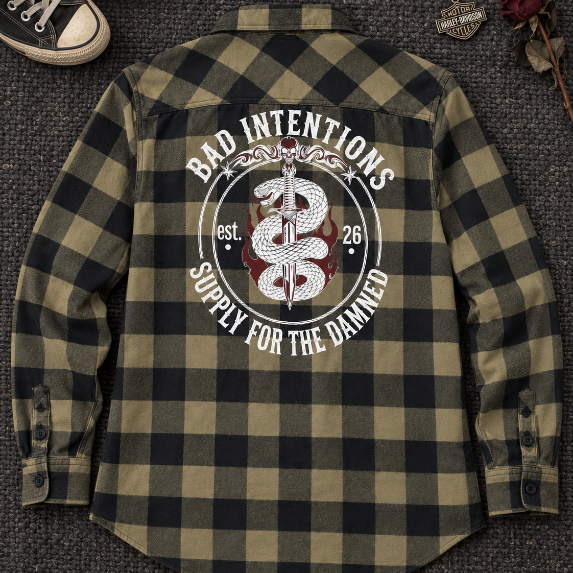 Bad Intentions Flannel
